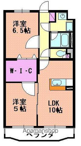 エルドラードII(2LDK/1階)の間取り写真