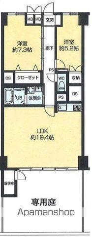 ニュー井の頭マンション(2LDK/1階)の間取り写真