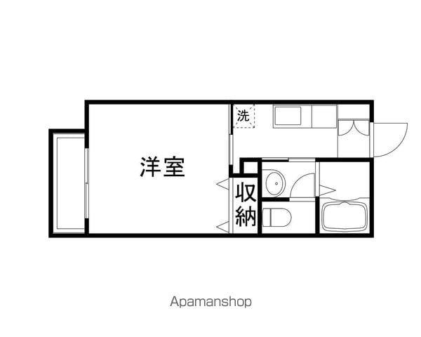 シャーメゾン本郷(1K/2階)の間取り写真