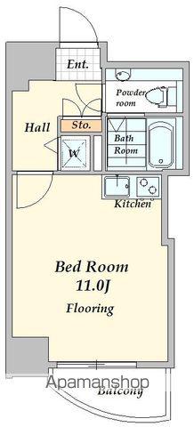アクシア新宿御苑 7階階 間取り