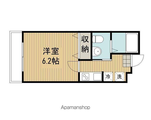 コンフォートMF高円寺(1K/2階)の間取り写真