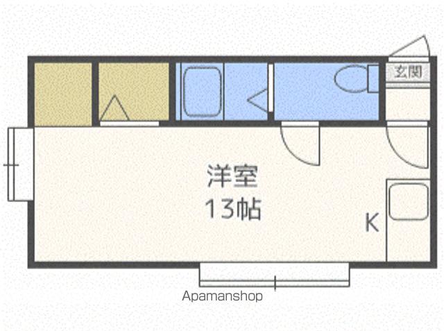 サンピアS18(1LDK/2階)の間取り写真