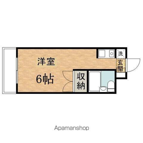 ビアメゾン高幡不動(ワンルーム/2階)の間取り写真