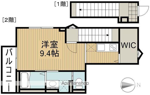 ラフォーレ八乙女(1K/2階)の間取り写真