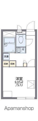 レオパレスセブンヒルズⅣ(1K/2階)の間取り写真