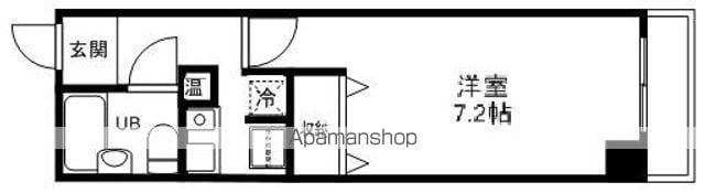 TOコーポ石山(1K/2階)の間取り写真