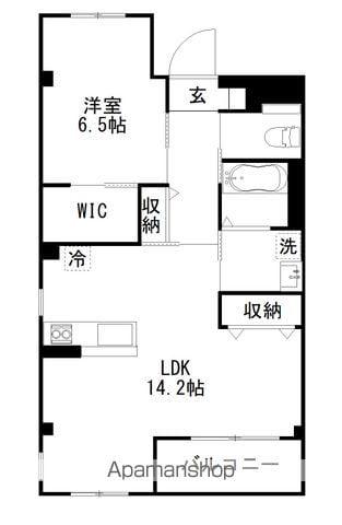 GREEN PARK八千代緑が丘(1LDK/3階)の間取り写真