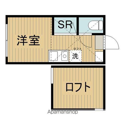 ハーモニーテラス高円寺南Ⅱ(ワンルーム/2階)の間取り写真