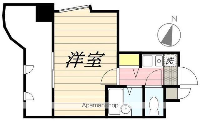 ダイナコートエスタディオ西新南(1K/4階)の間取り写真