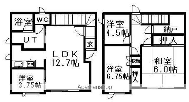 Ｓ・Ｋルーム(4LDK)の間取り写真