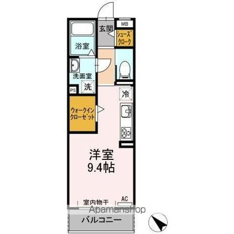 グランドール千種(ワンルーム/3階)の間取り写真