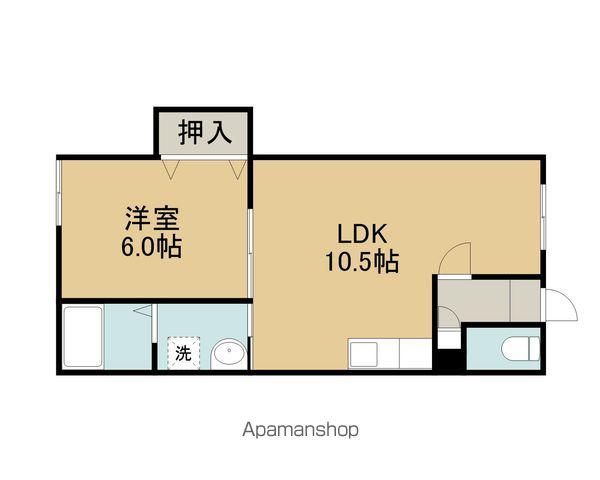ロイヤルハイム青雲C(1LDK/2階)の間取り写真