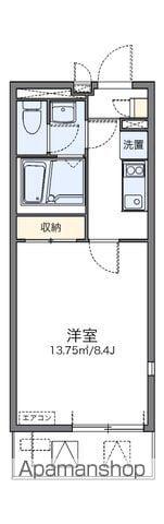 レオネクストスピネル(1K/2階)の間取り写真
