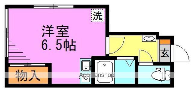 東高円寺ハウス(ワンルーム/1階)の間取り写真