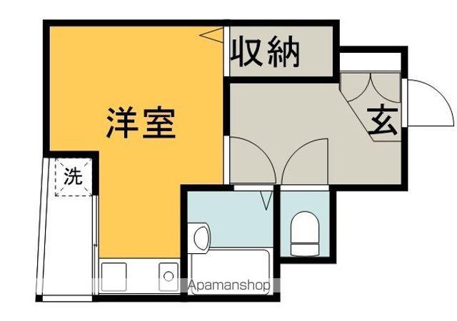 中央二反田ビル(ワンルーム/3階)の間取り写真