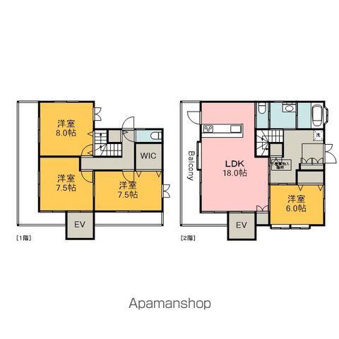 アストラムライン 不動院前駅 徒歩7分 2階建 築23年(4LDK)の間取り写真