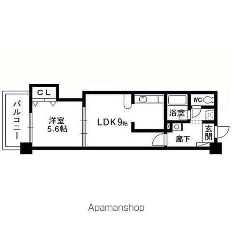 グランシャリオⅠ(1LDK/5階)の間取り写真