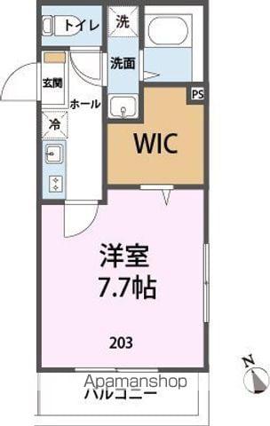 ファーストステージ八潮(1K/2階)の間取り写真