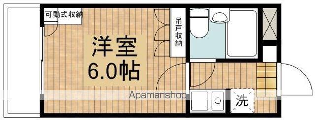 エクレール緑町(1K/1階)の間取り写真