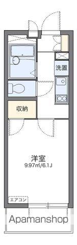 レオパレス彩(1K/3階)の間取り写真