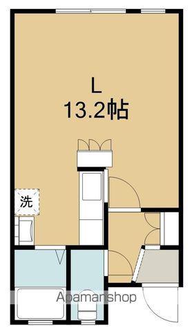 コーポみらい(ワンルーム/2階)の間取り写真