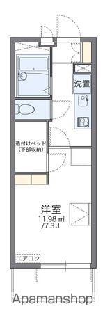 レオパレス華(1K/1階)の間取り写真
