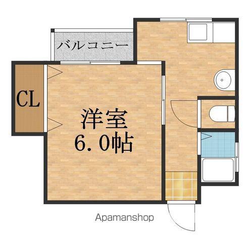 チェリーハイツ(1K/2階)の間取り写真