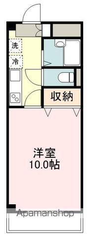 エルスタンザ河原町(1K/2階)の間取り写真