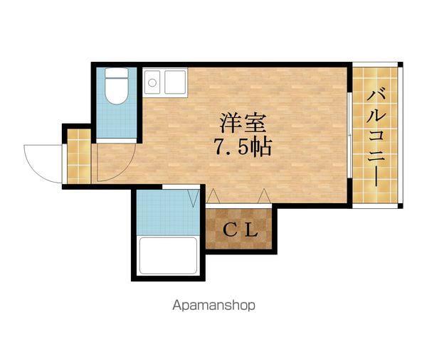 ダゼアマンション(ワンルーム/8階)の間取り写真