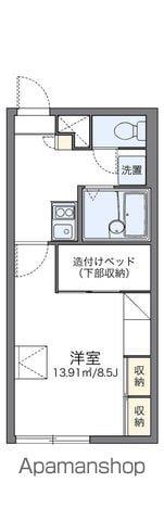 レオパレス新さっぽろⅢ(1K/2階)の間取り写真