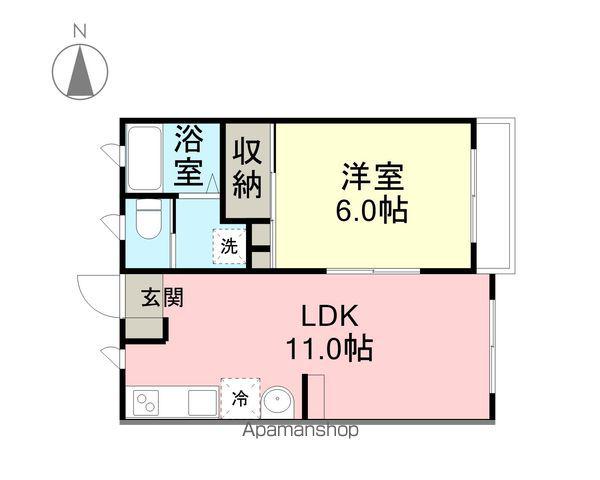 コーポ瑞(1LDK/1階)の間取り写真