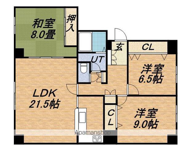 ビッグウィン915(2LDK/8階)の間取り写真