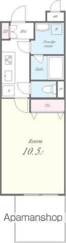 ROOTS SHIBUYA HONMACHI(1K/5階)の間取り写真