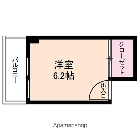 アミンズ聖蹟桜ヶ丘(ワンルーム/3階)の間取り写真