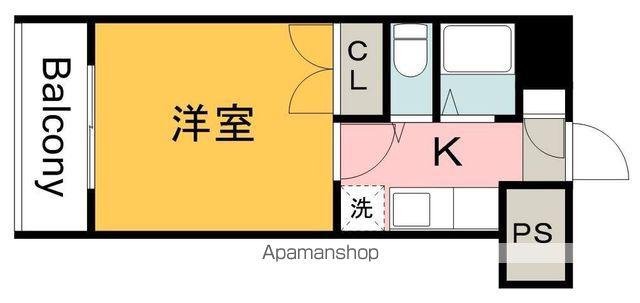 片山ビル11(1K/7階)の間取り写真