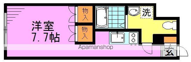 コスモリード東高円寺テラス(ワンルーム/3階)の間取り写真