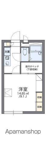 レオパレスレイクヒル(1K/2階)の間取り写真