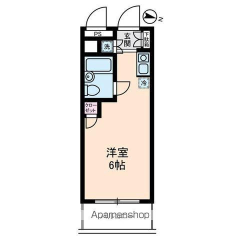 ウィンベルソロ西川口第2(ワンルーム/3階)の間取り写真