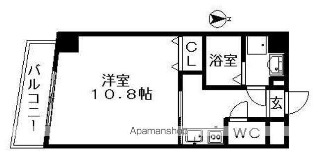 エクセレント名駅南(1K/5階)の間取り写真