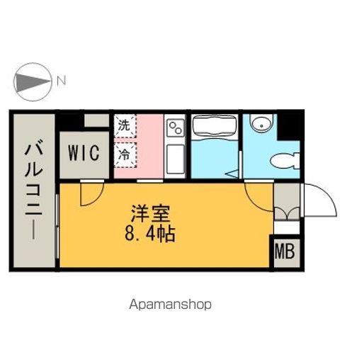 リベール名駅南(1K/9階)の間取り写真