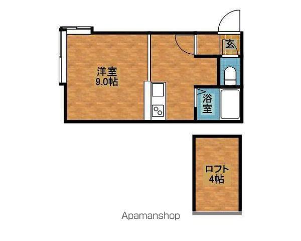 AMS文京台南町Ⅱ(ワンルーム/2階)の間取り写真