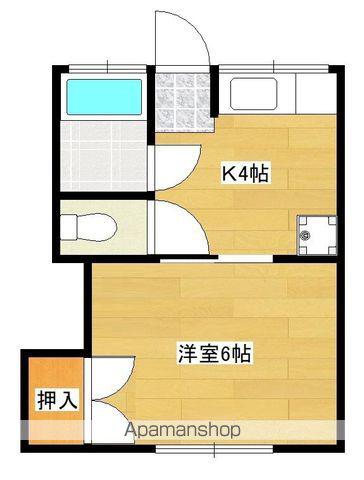 コーポ泉(1K/2階)の間取り写真