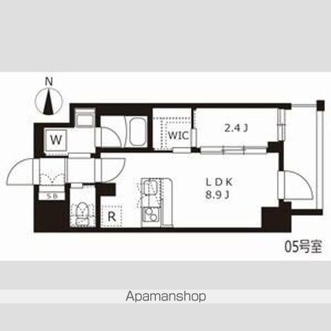 ハーモニーレジデンス名古屋 イースト(1LDK/3階)の間取り写真