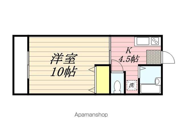 グレース葵東(1K/1階)の間取り写真