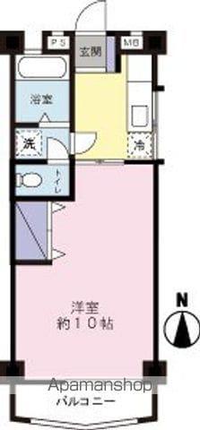 松栄マンション1号棟(1K/2階)の間取り写真