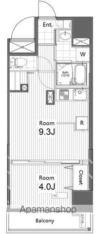 ベスト伊勢佐木長者町(1DK/2階)の間取り写真