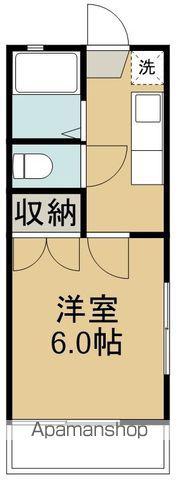 アリス中田第一(1K/2階)の間取り写真