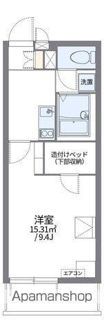 レオパレスジョセリーヌ(1K/3階)の間取り写真