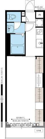 リブリ・本牧通2(1K/3階)の間取り写真