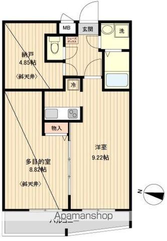 アーバハイツ扇大橋(1SLDK/5階)の間取り写真